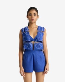 Broken Blue Vest