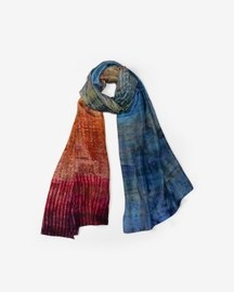 Sunset Horizon Silk Scarf