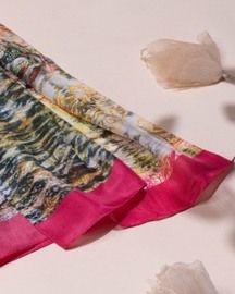 Blossom Burst Silk Scarf