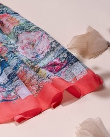 Garden Bloom Silk Scarf