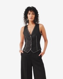 Bearer Linen Waistcoat