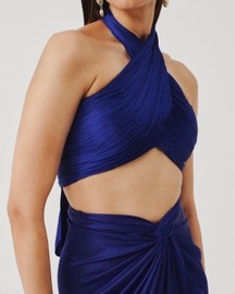 Hope Halter Neck Top with Elastic Back