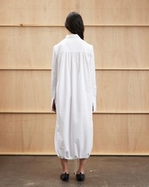 Gathered Shirt Dress