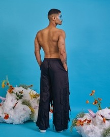 Panel Fringed Trousers
