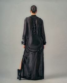Circles Dhoti Drape Dress