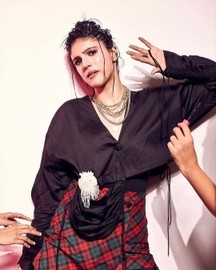 Heart Cropped Jacket Set Cropped Jacket