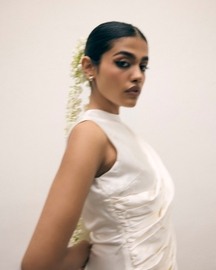 Silk Satin Saree Dress