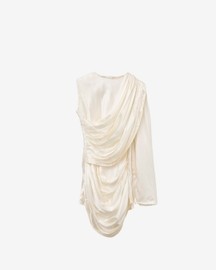 Silk Satin Saree Dress