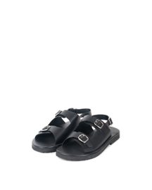 Classic Two Strap Leather Sandals