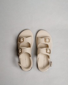 Classic Two Strap Leather Sandals