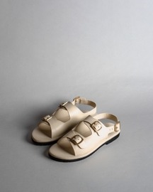 Classic Two Strap Leather Sandals