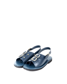 Envelope Cork Sandals Double Buckle