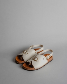 Envelope Cork Sandals Single Buckle