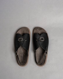Envelope Cork Sandals Single Buckle