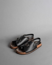 Envelope Cork Sandals Single Buckle