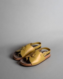 Envelope Cork Sandals Single Buckle