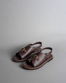 Envelope Welt Sandals Single Buckle