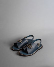 Envelope Welt Sandals Single Buckle