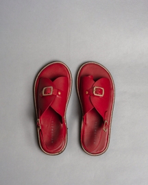 Envelope Welt Sandals Single Buckle