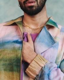 Prism Co-linen Mens Flap Jacket