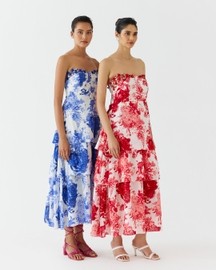 Chintz Tiered Shoulder Dress