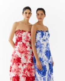 Chintz Tiered Shoulder Dress