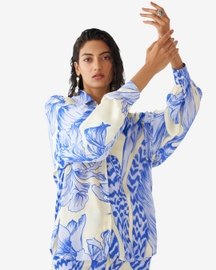 Blue Aphrodite Shirt & Trousers