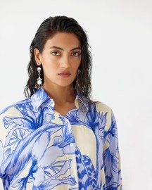 Blue Aphrodite Shirt & Trousers