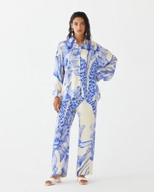Blue Aphrodite Shirt & Trousers