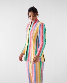 Leher Blazer & Trousers Co-Ord