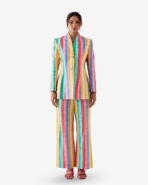 Leher Blazer & Trousers Co-Ord