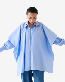 Azure Layered Poplin Shirt