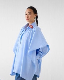 Azure Layered Poplin Shirt
