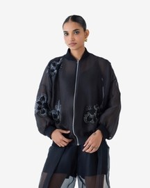Ajisai Organza Bomber