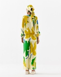 Yellow Rose Drawstring Shirt And Trousers