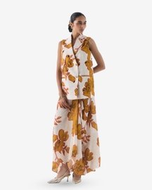 Elara Blazer Knot Skirt Set