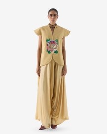 Gold Garden Rose Vest Set