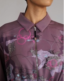 Mauve Map Short Dress