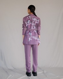 Mauve Map Coat Set