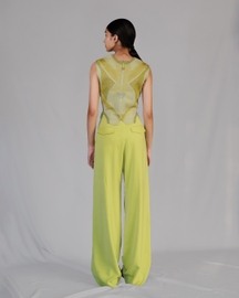 Lime Knitted Top Set