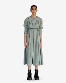 Grey Knitted Panel Dress