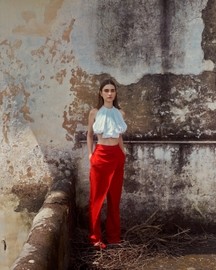 Khadi Red Trousers