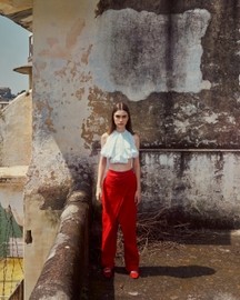 Khadi Red Trousers