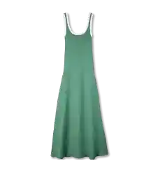 Summer Knit Dress in Sage