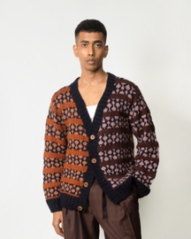 Jacquard Jigsaw Cardigan