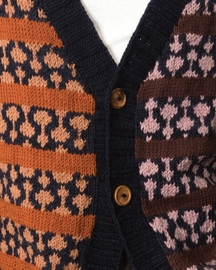 Jacquard Jigsaw Cardigan