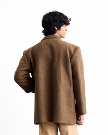 High-Neck Tweed Jacket