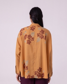 Taro Floral Hand Printed Top