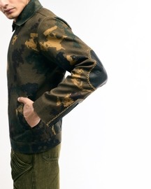 Camo Patina Silk Jacket