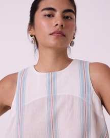 Mizu Striped Handwoven Tent Top